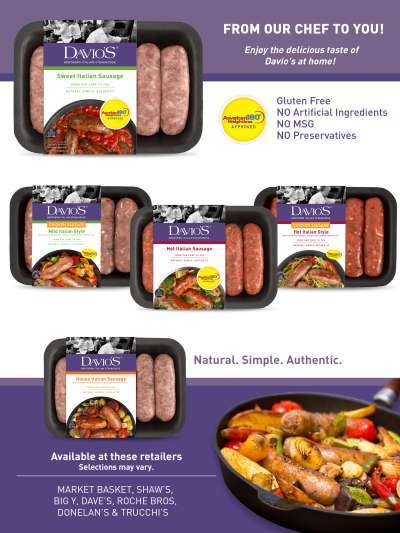 Davio's Sausage Types and Locations to Purchase